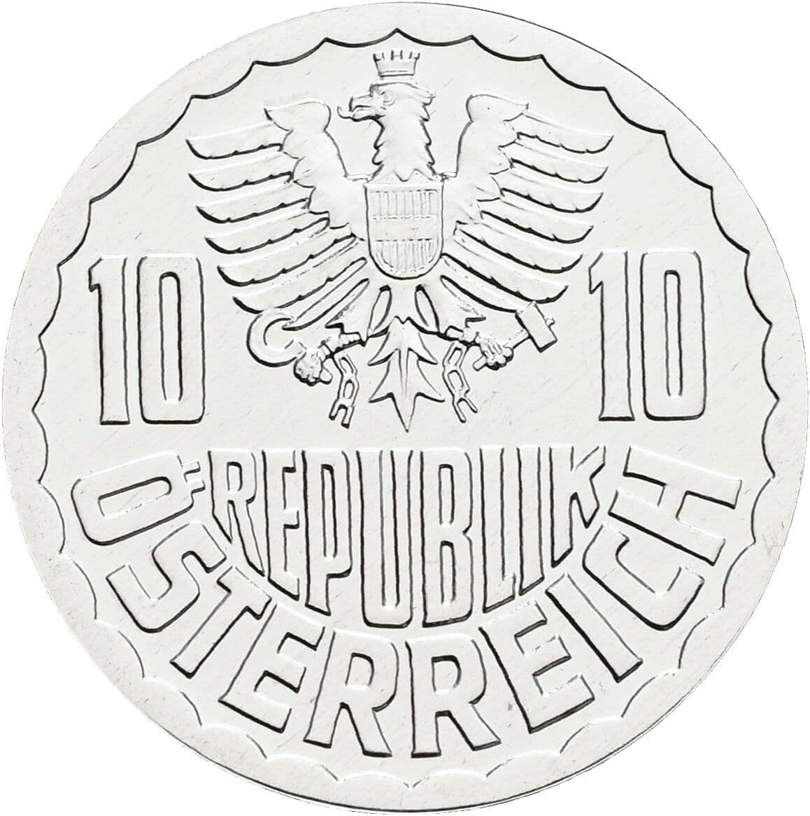 10 Groschen 1999 – Rückseite