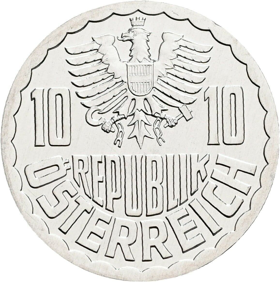 10 Groschen 1999 – Rückseite