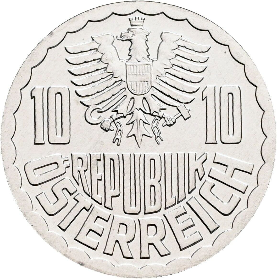 10 Groschen 1999 – Rückseite