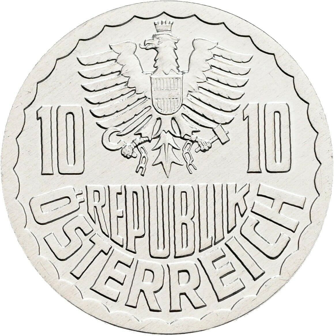 10 Groschen 1999 – Rückseite
