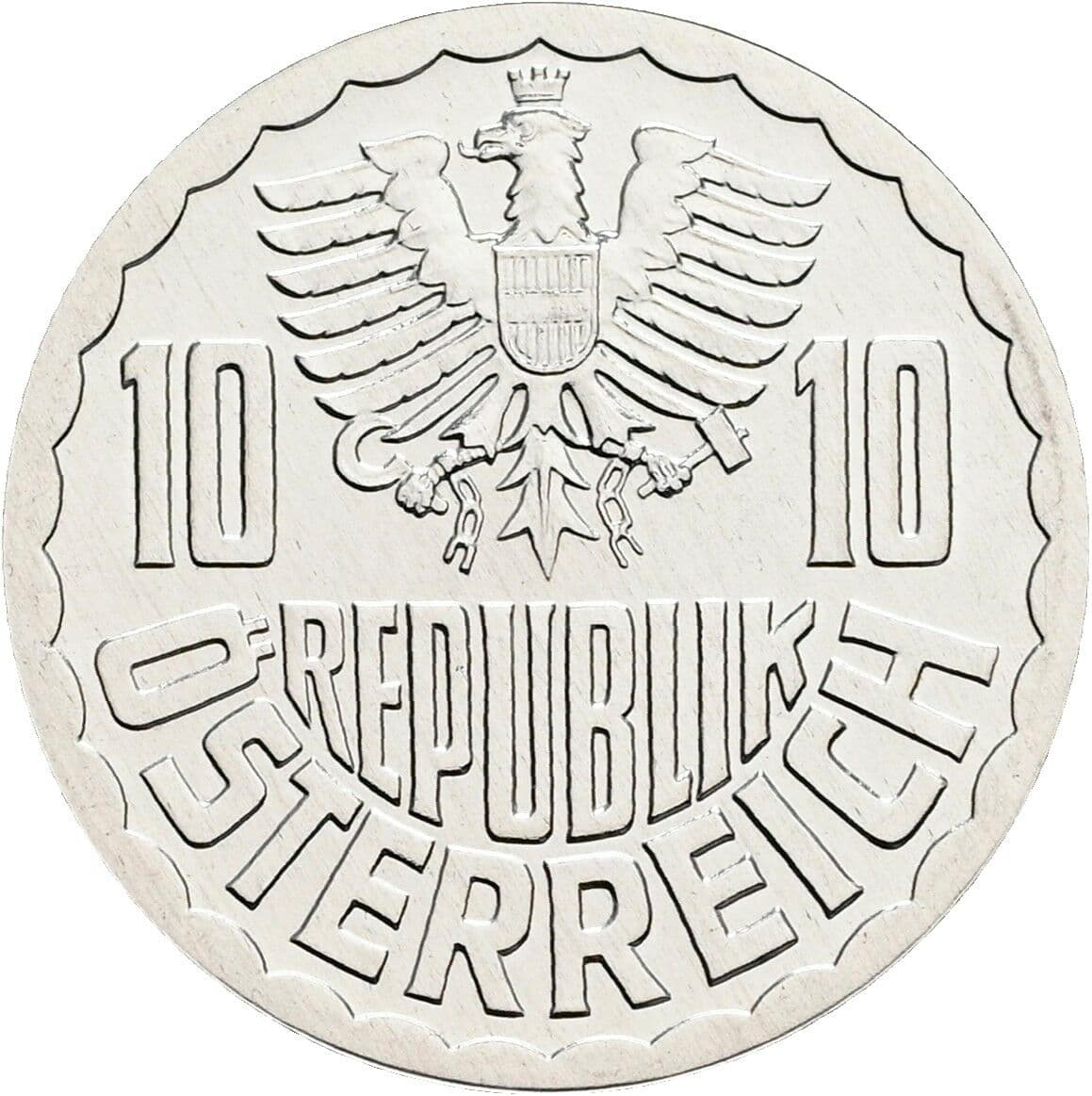 10 Groschen 1999 – Rückseite