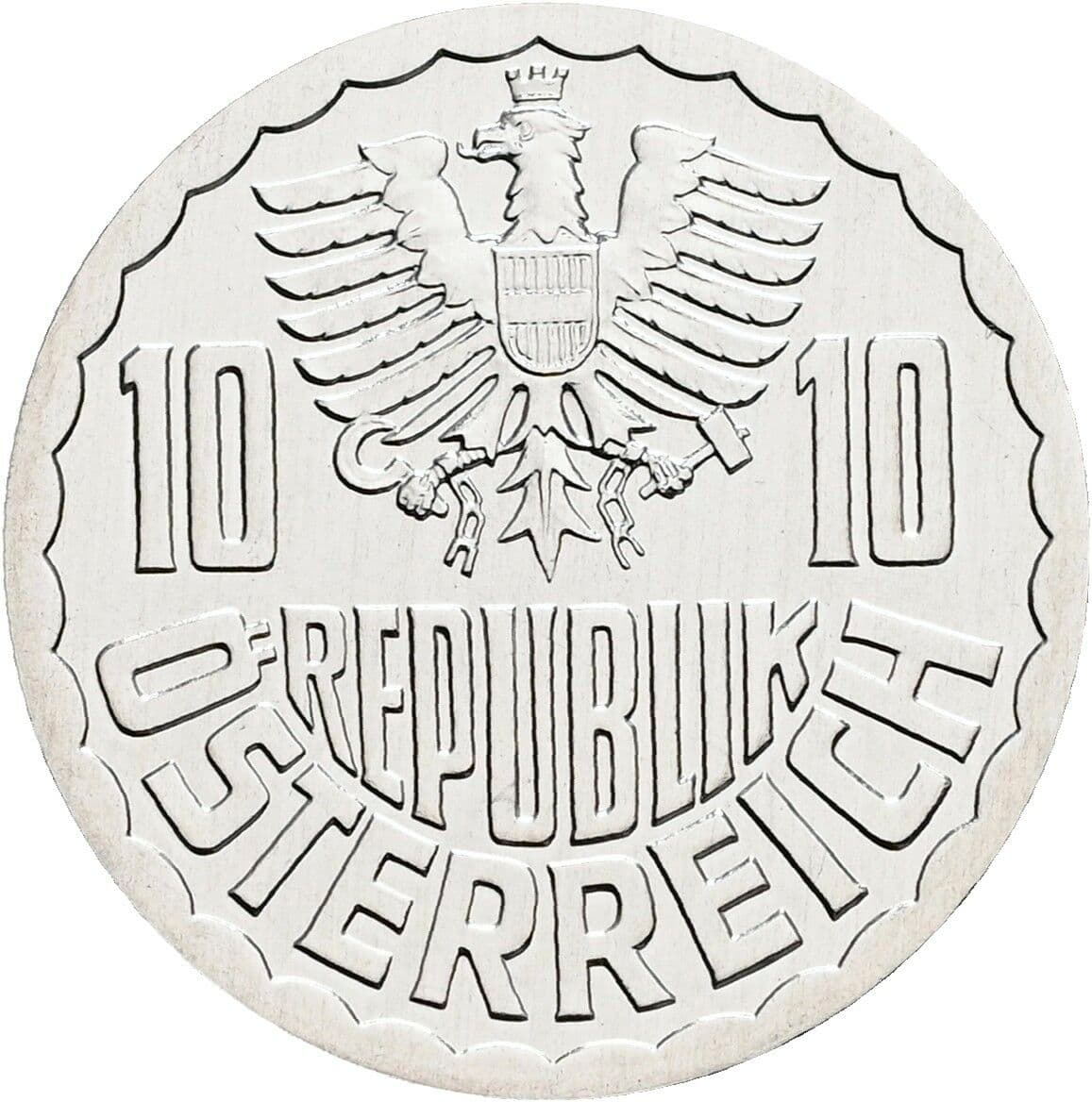 10 Groschen 1999 – Rückseite