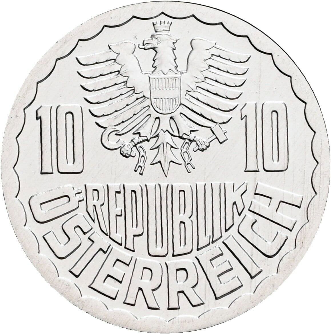 10 Groschen 1999 – Rückseite