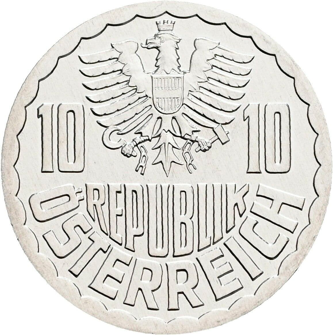 10 Groschen 1999 – Rückseite