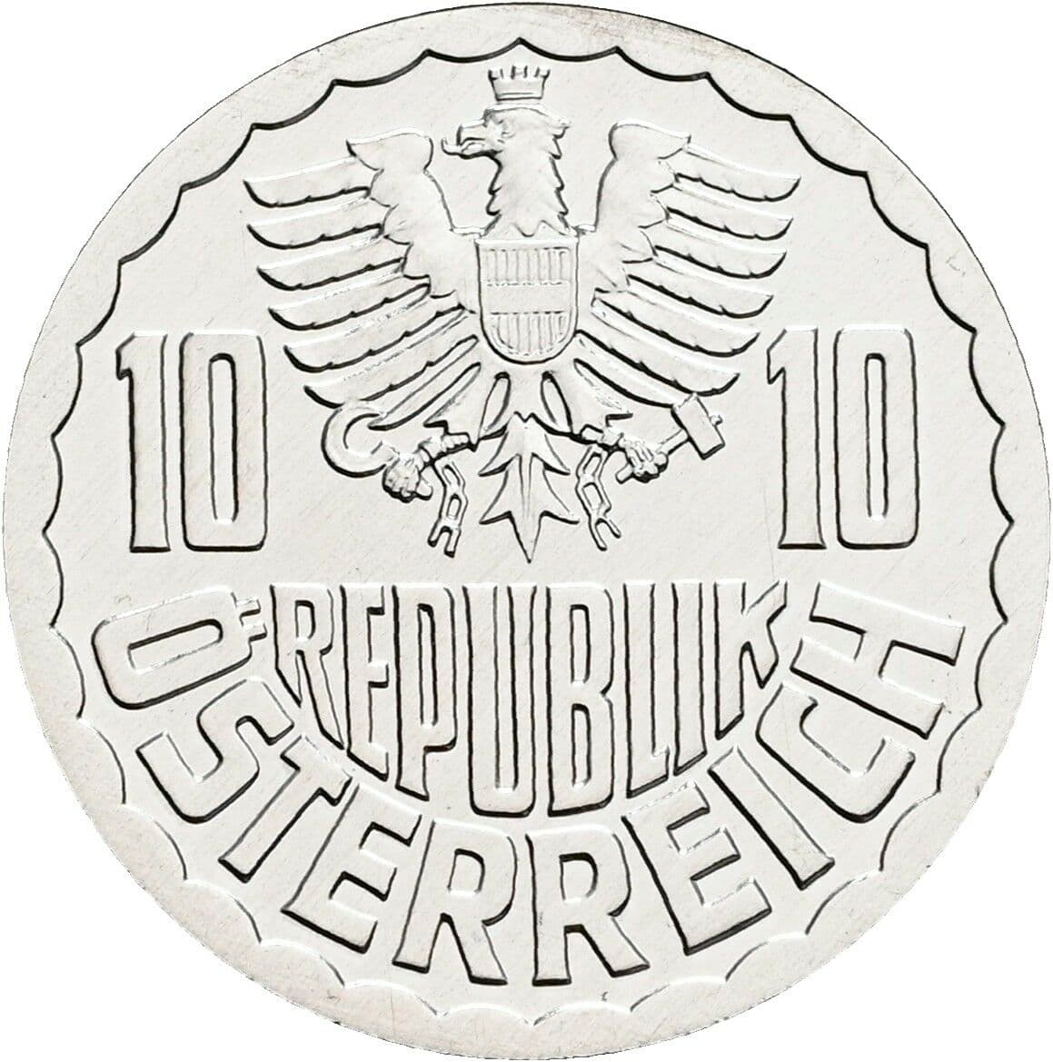 10 Groschen 1999 – Rückseite