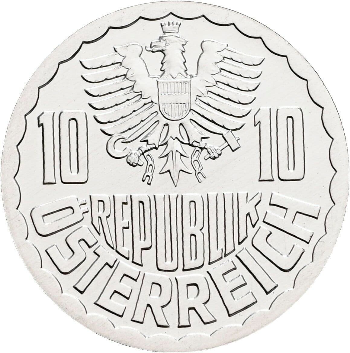 10 Groschen 1999 – Rückseite