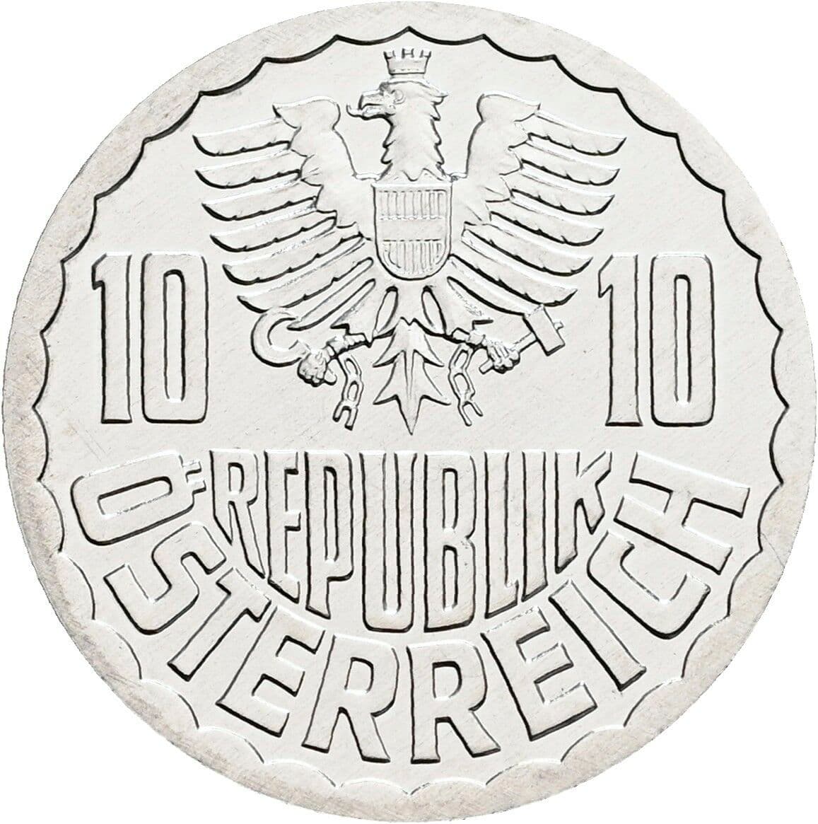 10 Groschen 1999 – Rückseite