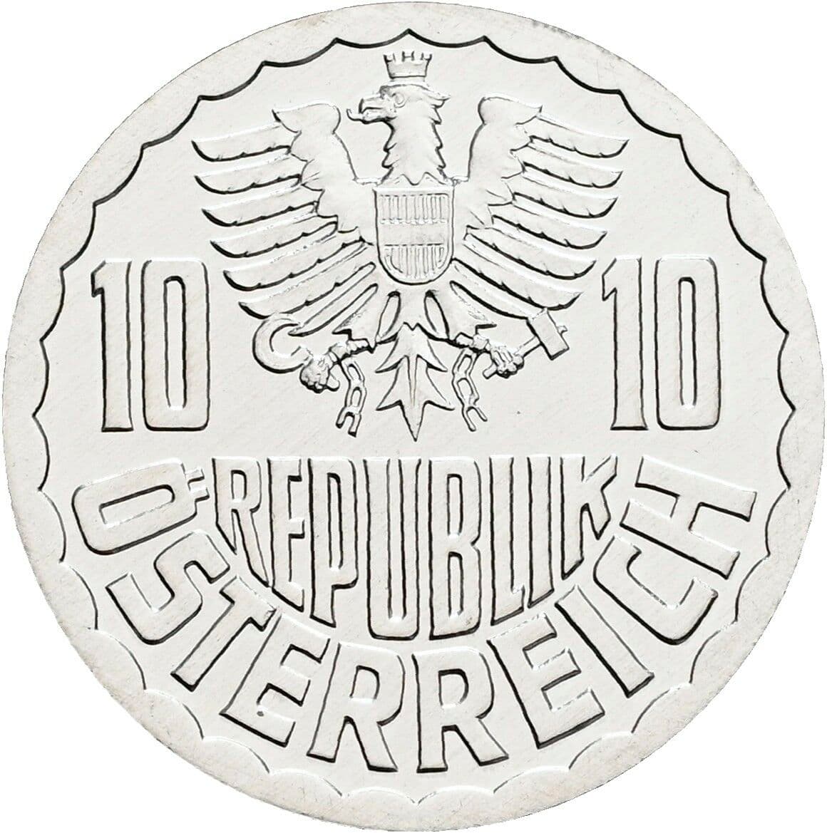 10 Groschen 1999 – Rückseite