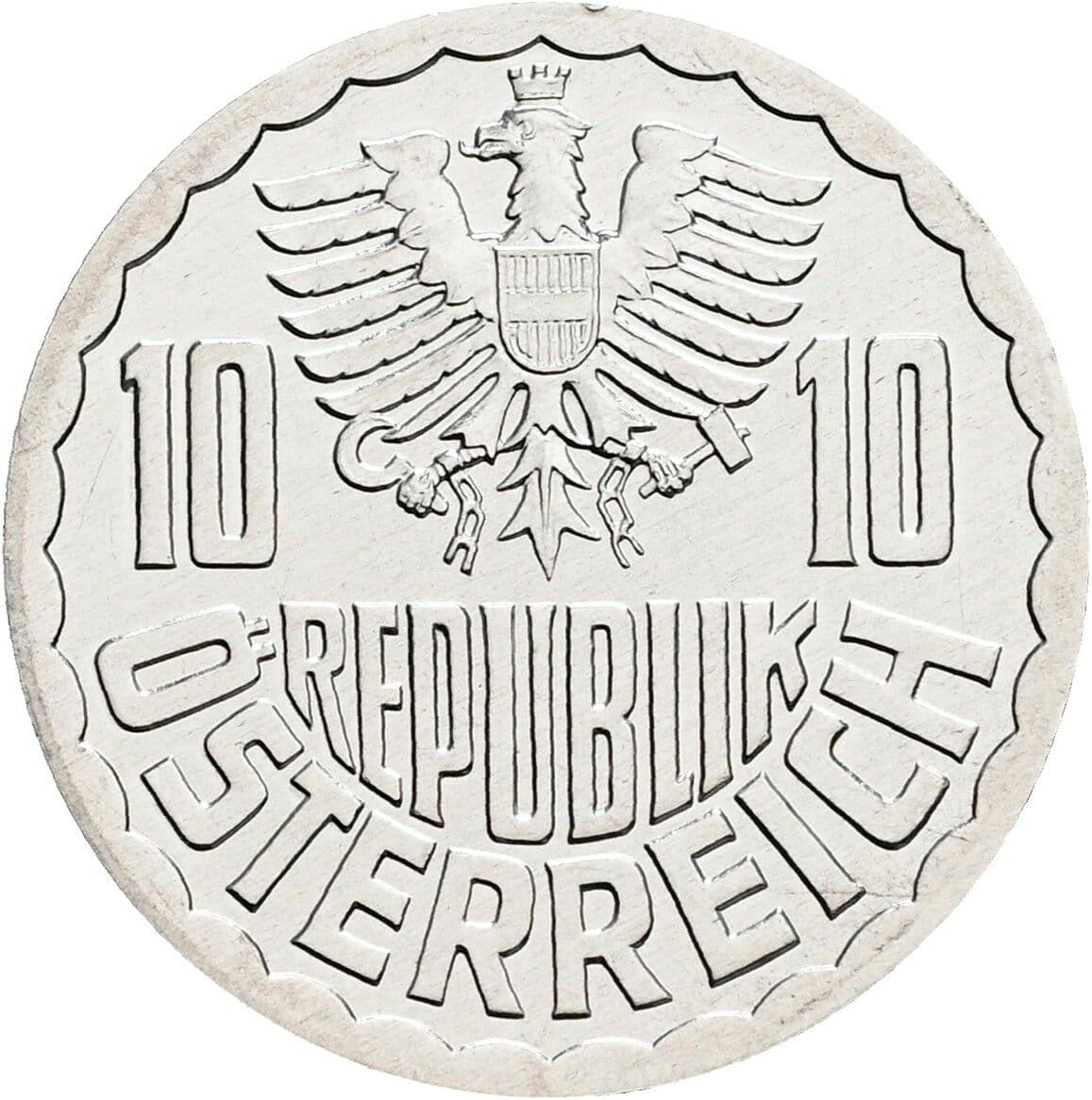 10 Groschen 1999 – Rückseite