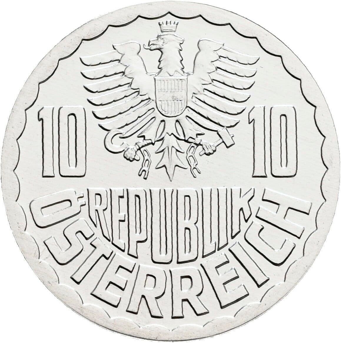 10 Groschen 1999 – Rückseite