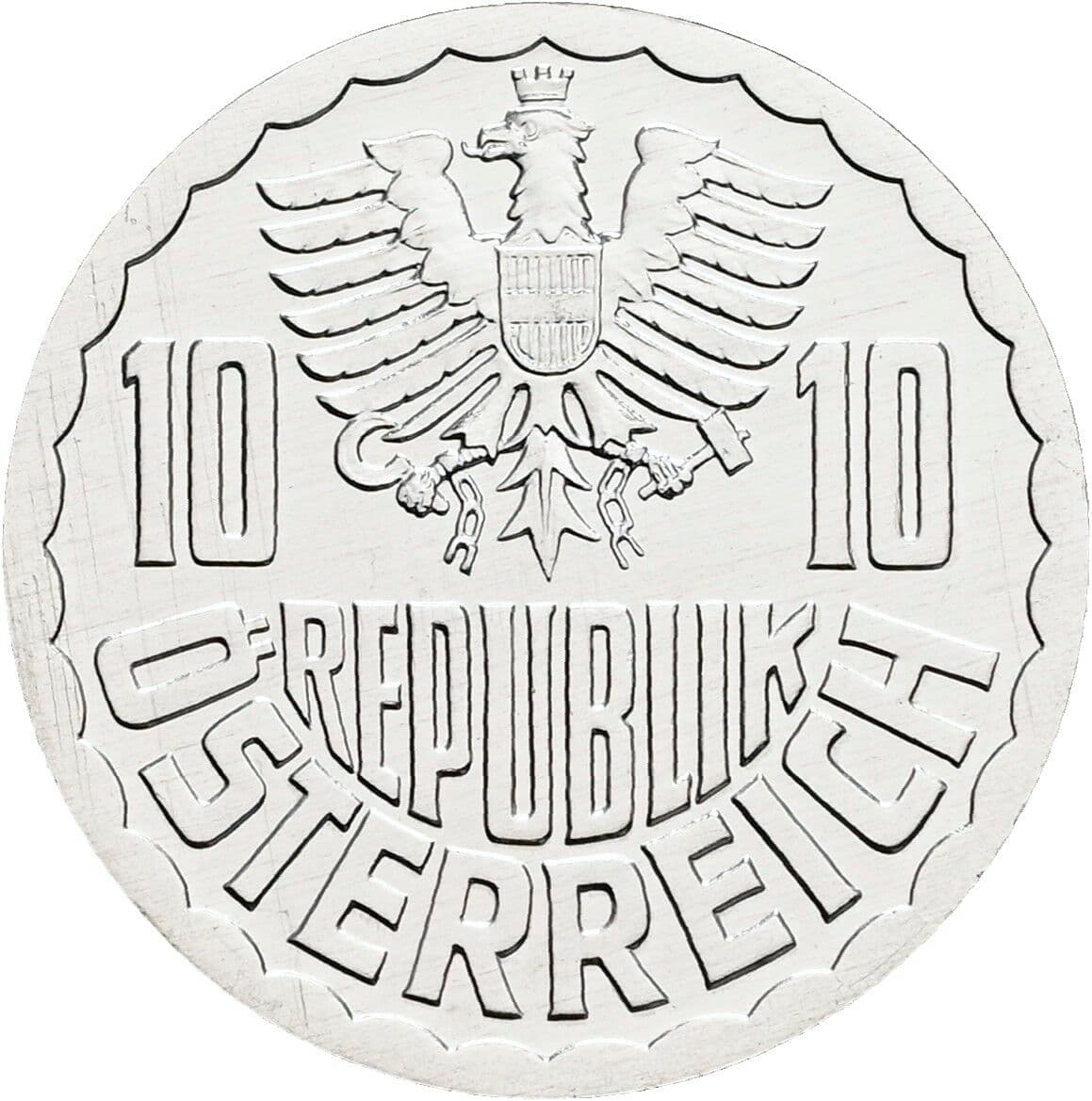 10 Groschen 1999 – Rückseite