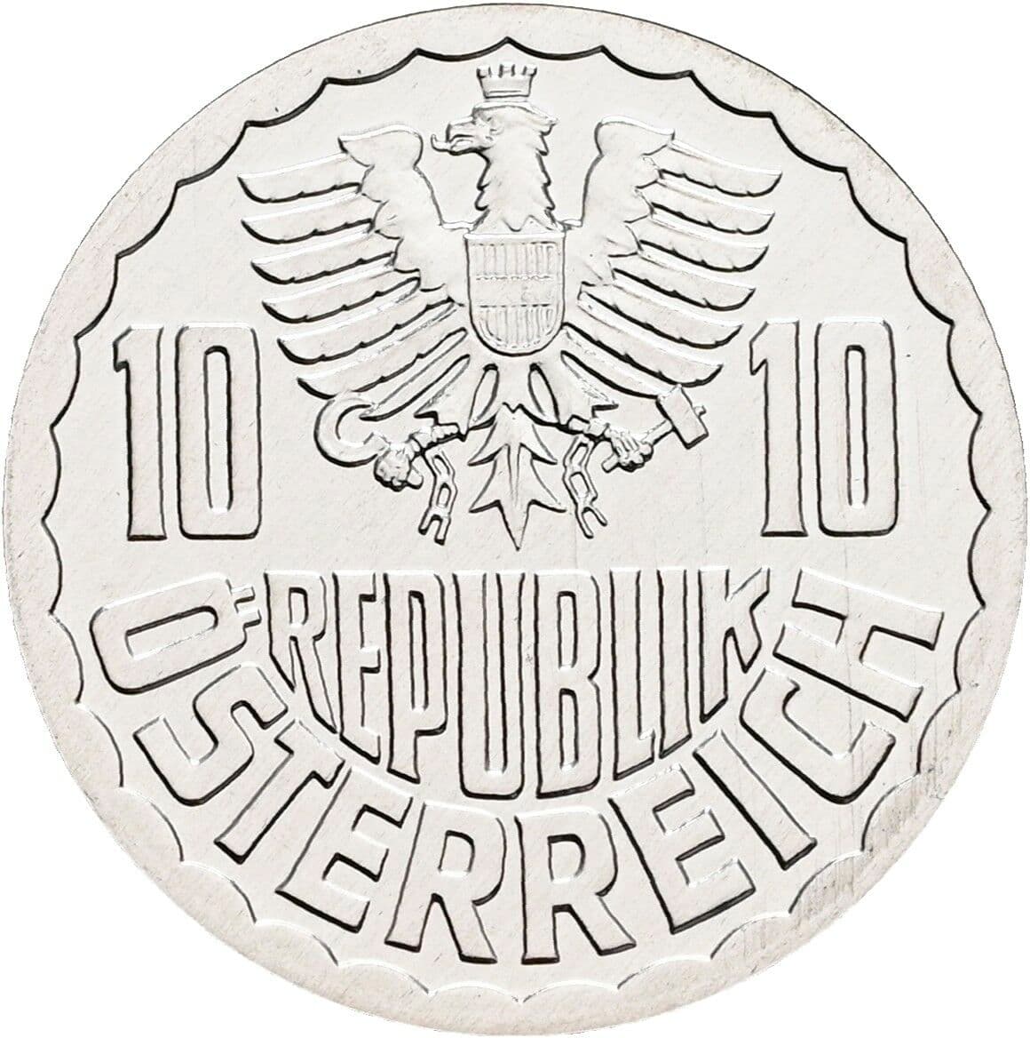 10 Groschen 1999 – Rückseite
