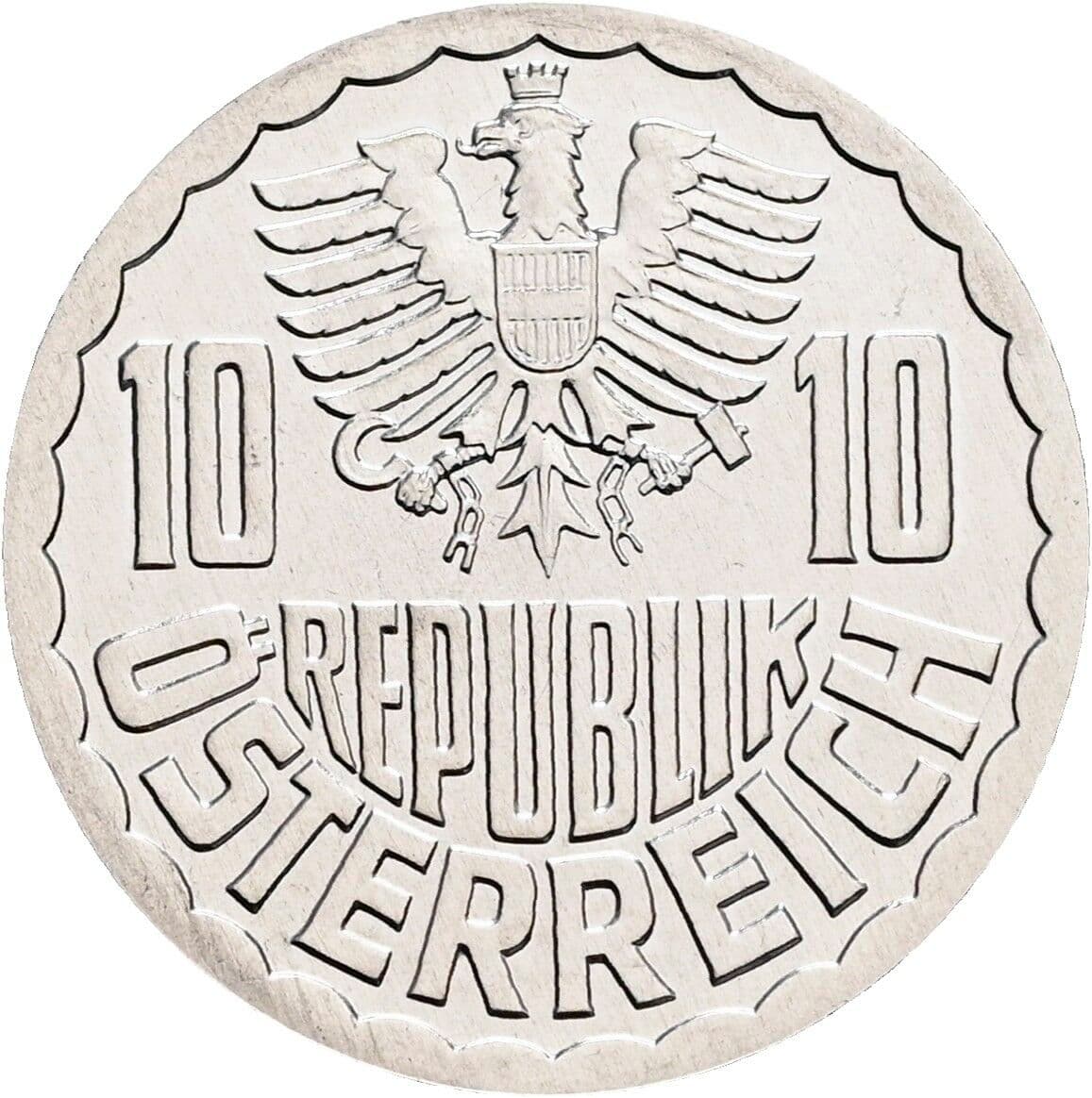 10 Groschen 1999 – Rückseite