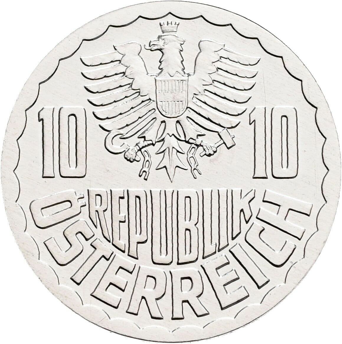 10 Groschen 1999 – Rückseite