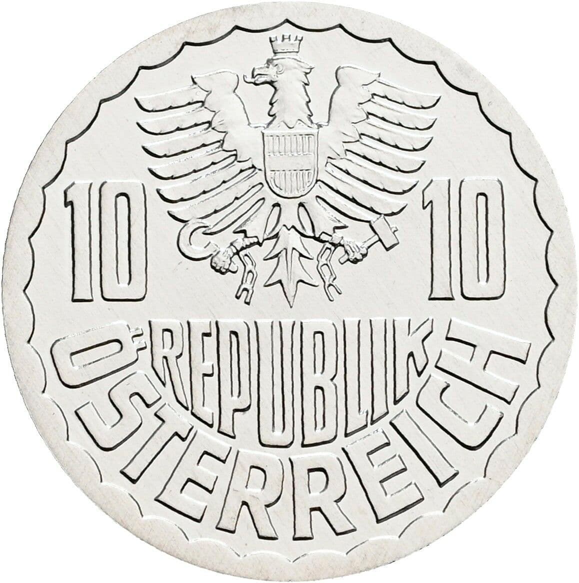 10 Groschen 1999 – Rückseite