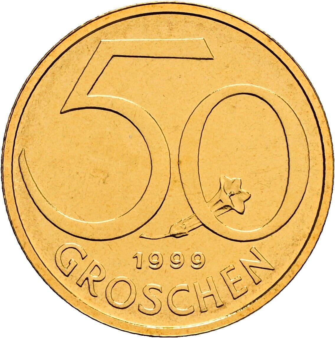 50 Groschen 1999 – Vorderseite