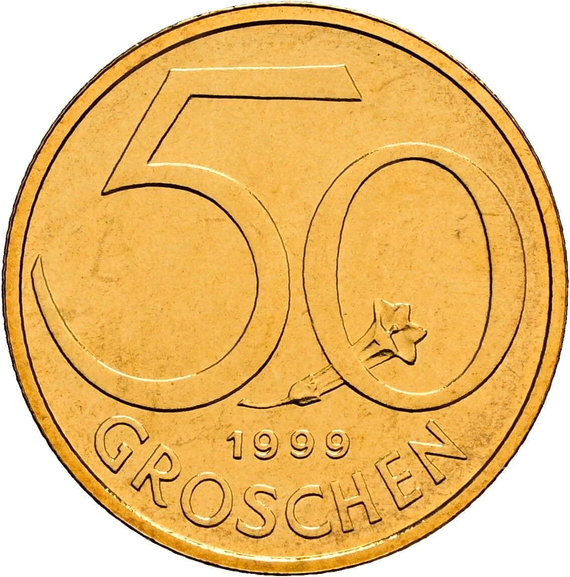 50 Groschen 1999 – Vorderseite