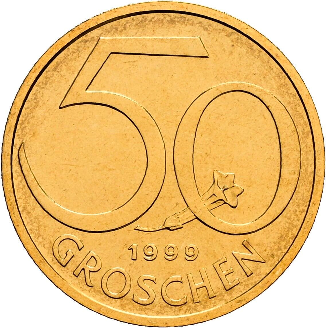 50 Groschen 1999 – Vorderseite