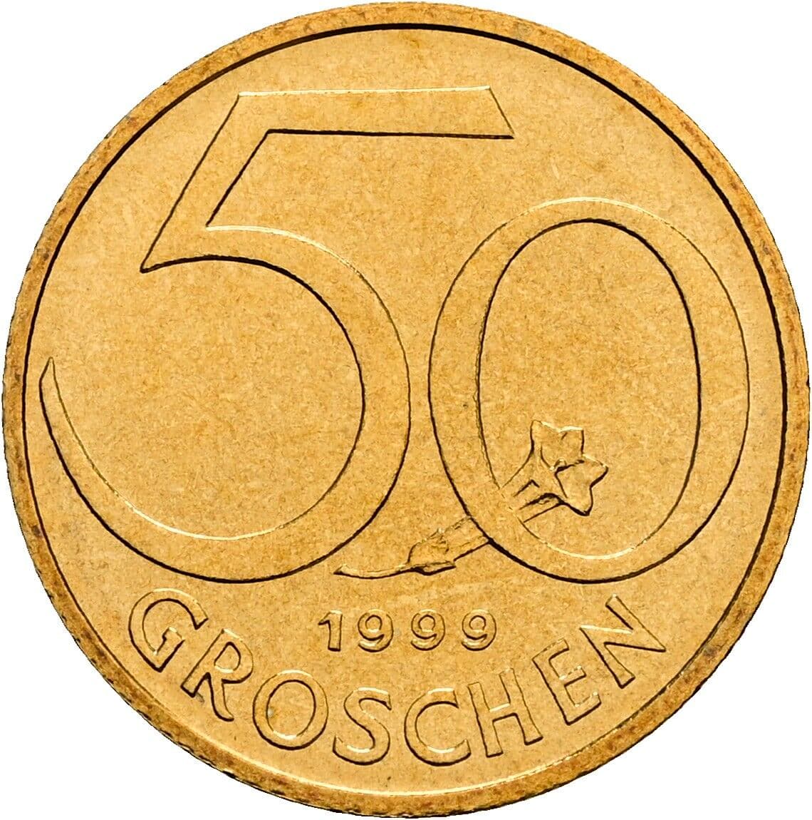 50 Groschen 1999 – Vorderseite