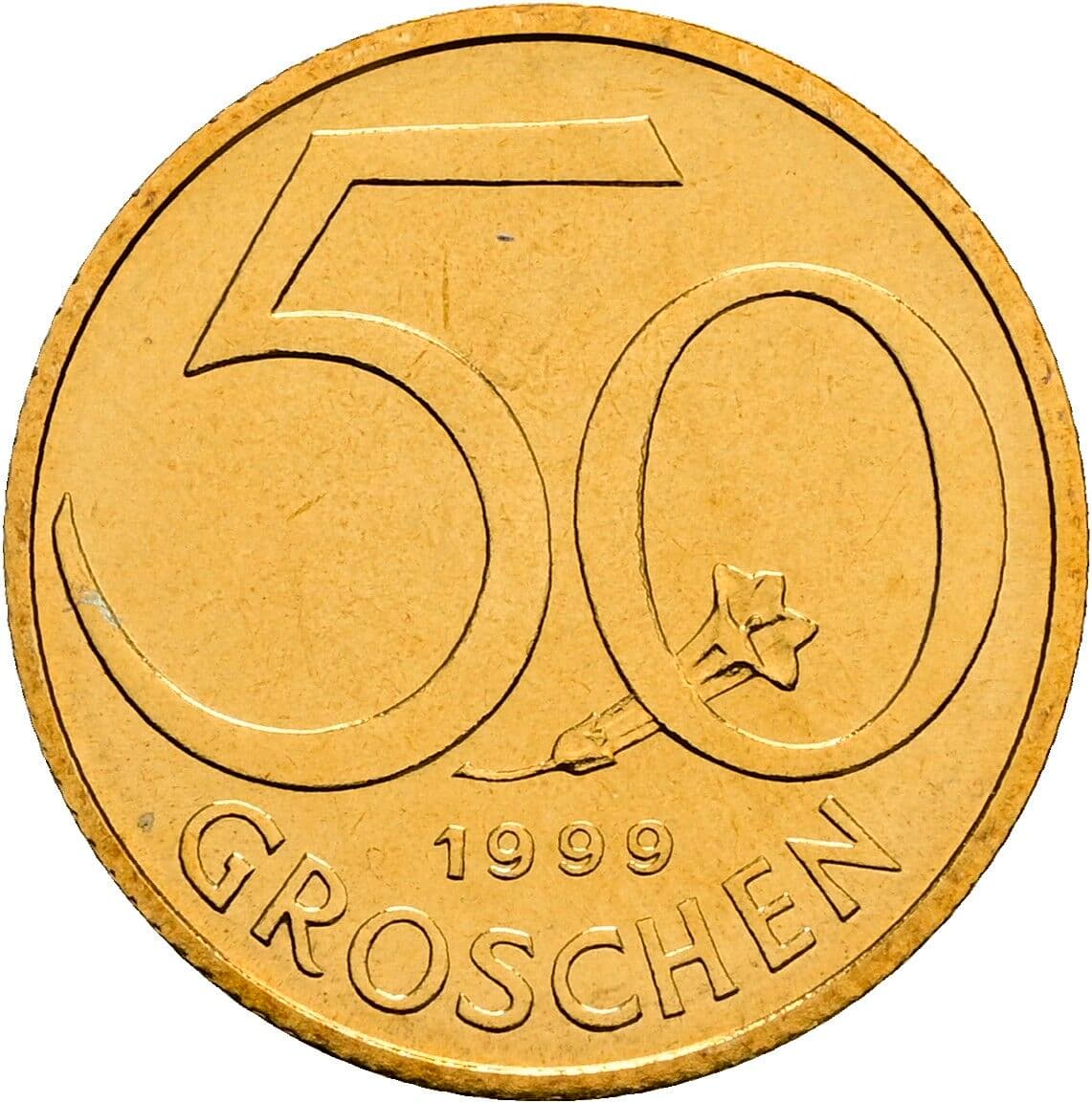 50 Groschen 1999 – Vorderseite