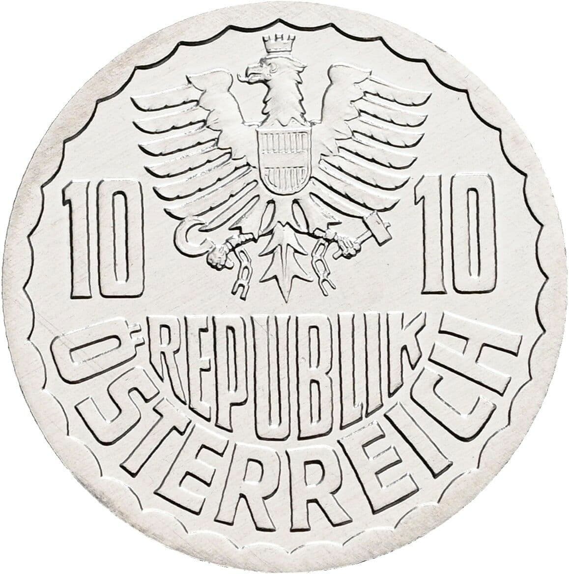 10 Groschen 1999 – Rückseite