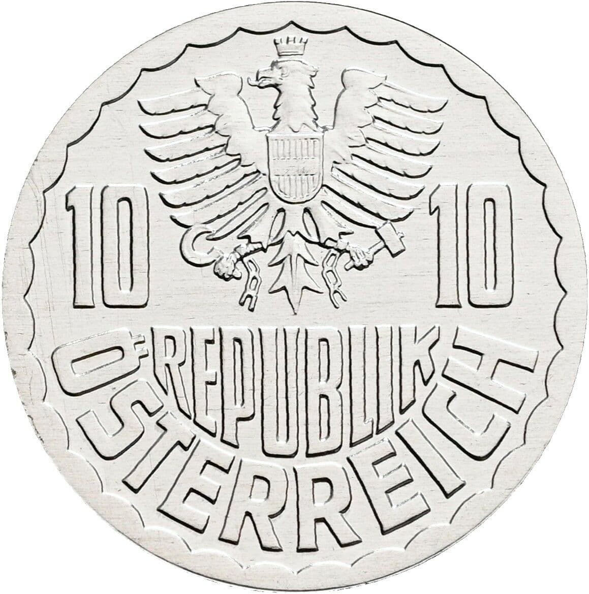10 Groschen 1999 – Rückseite