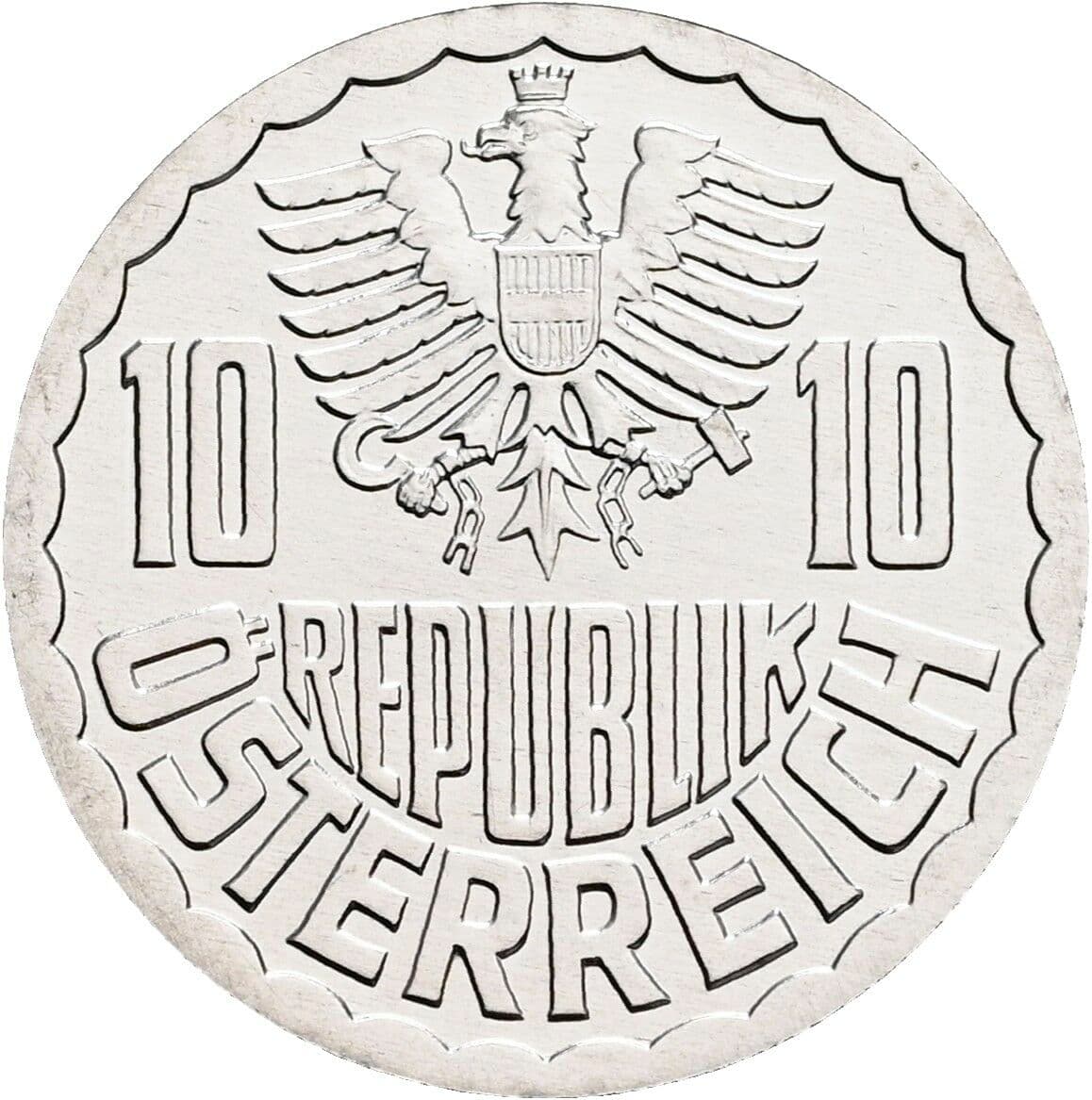 10 Groschen 1999 – Rückseite