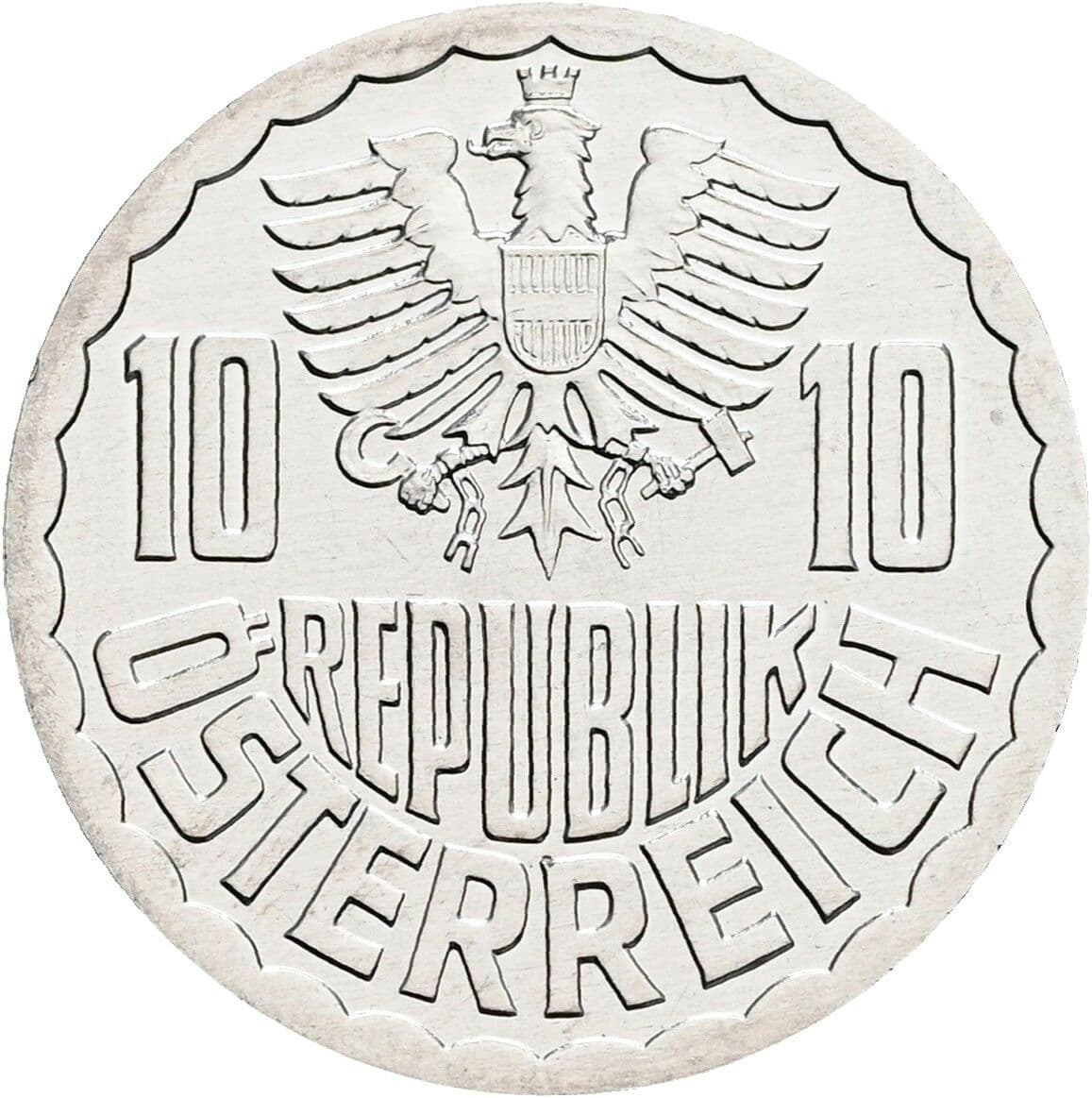10 Groschen 1999 – Rückseite