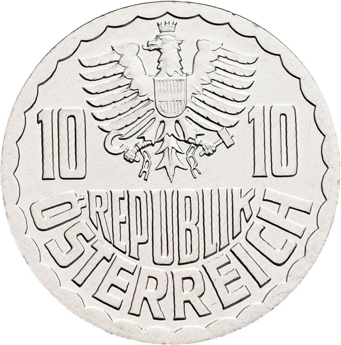 10 Groschen 1999 – Rückseite