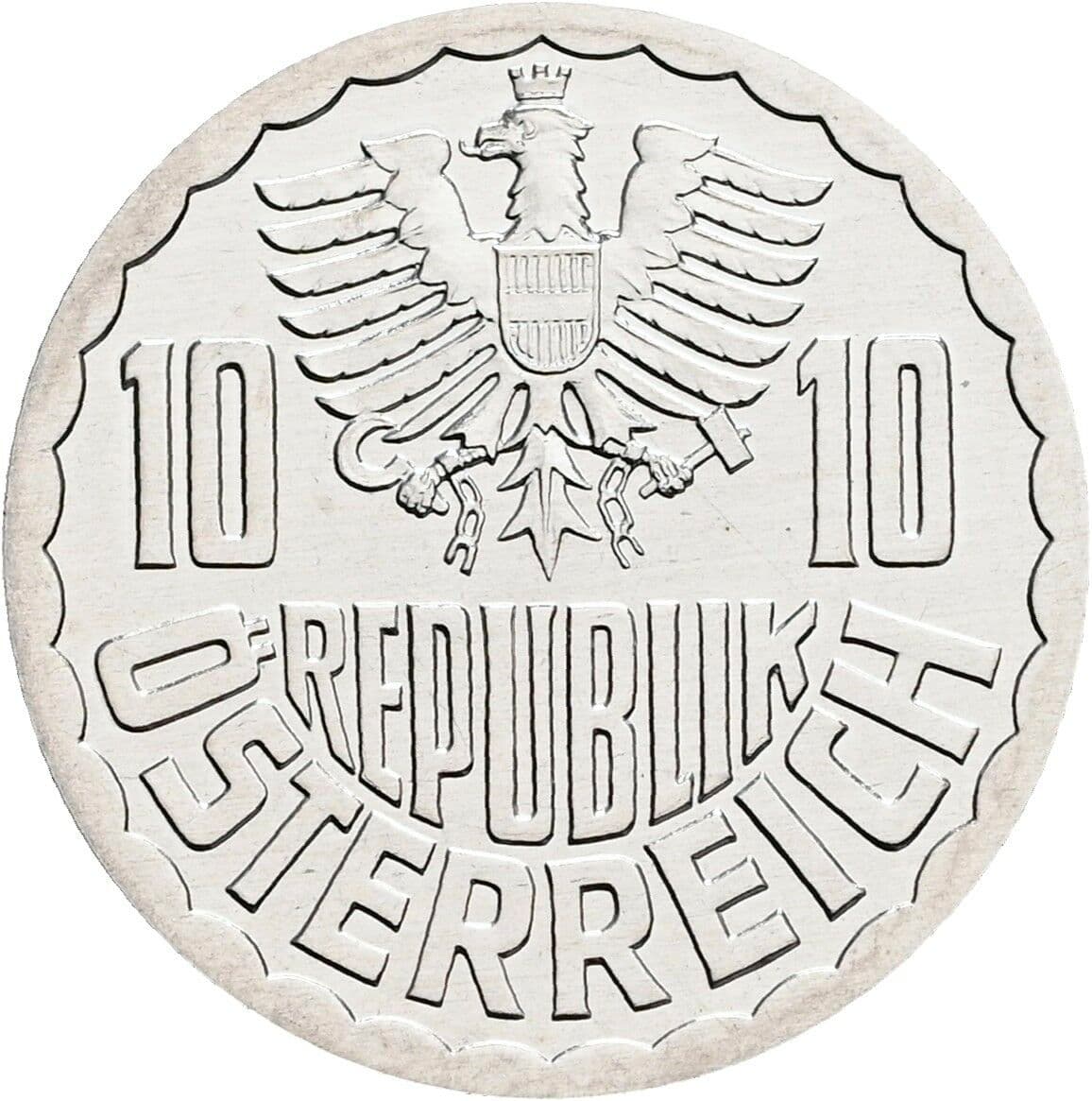 10 Groschen 1999 – Rückseite