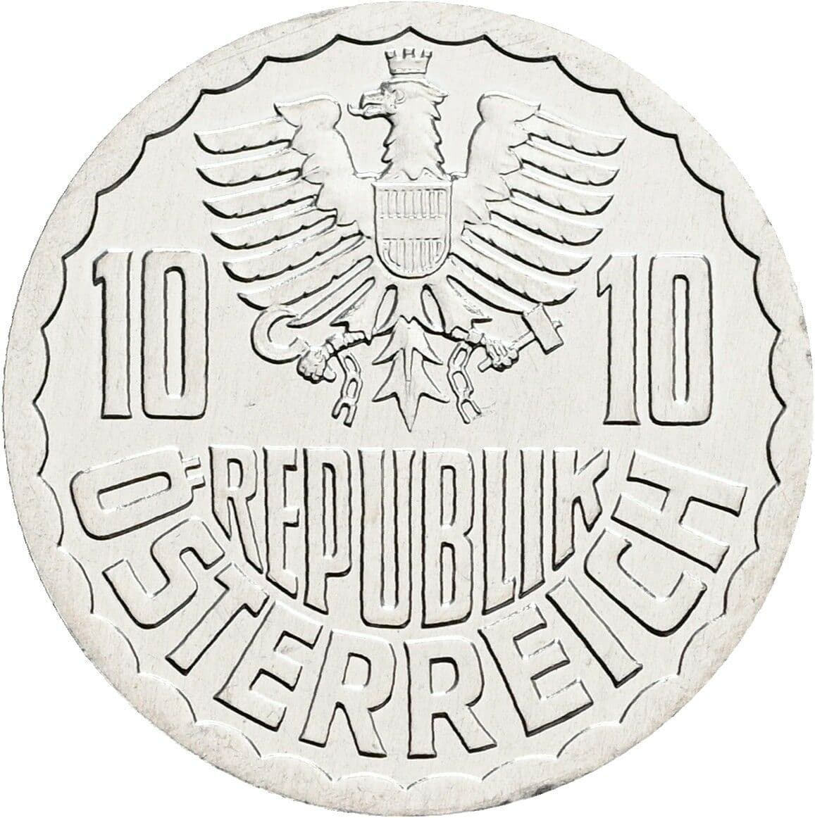 10 Groschen 1999 – Rückseite