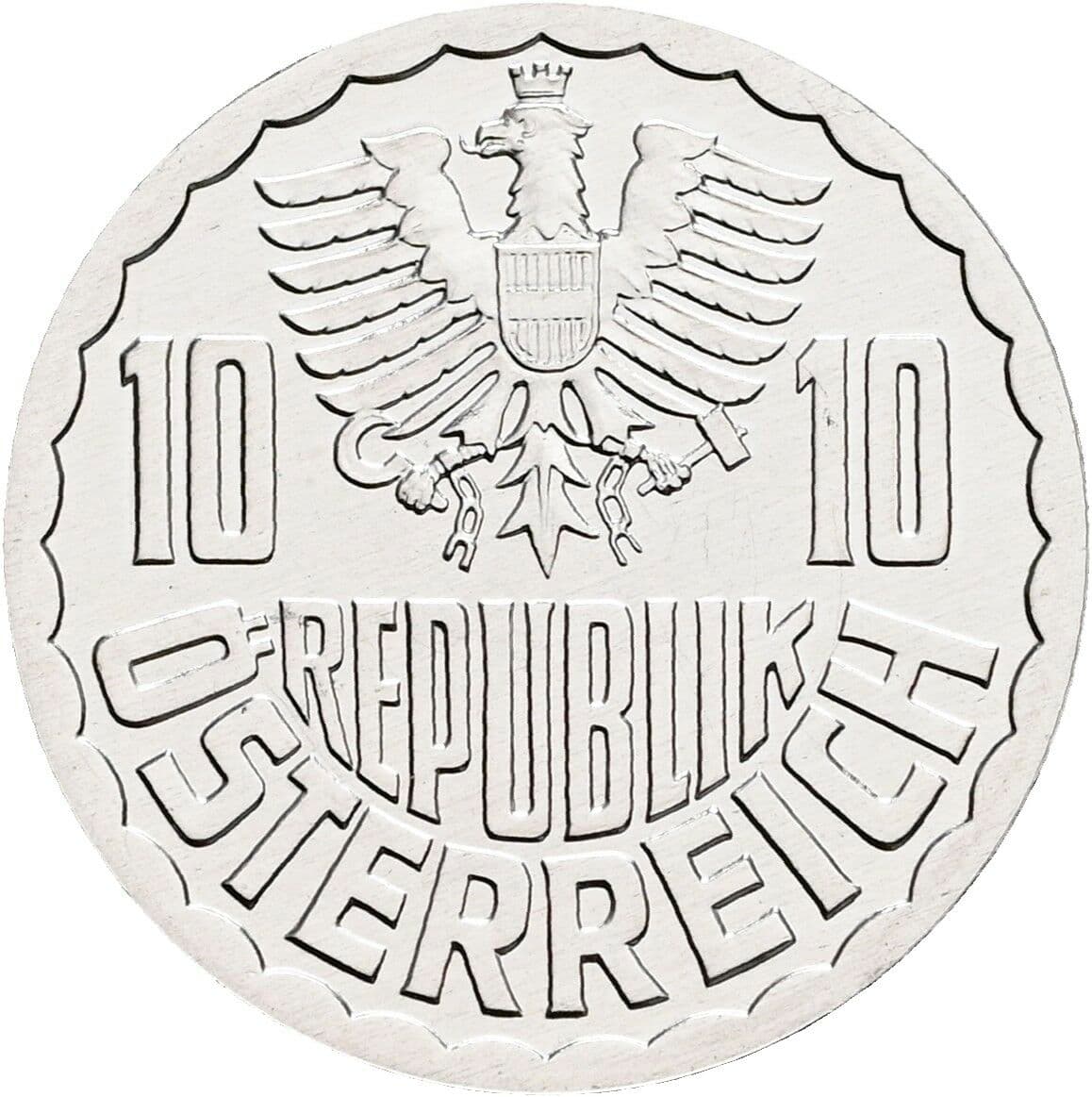 10 Groschen 1999 – Rückseite