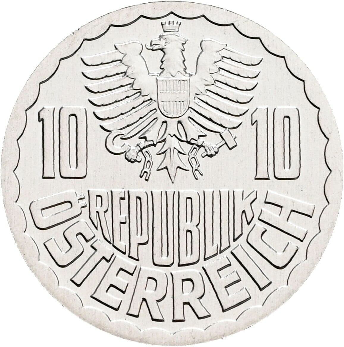 10 Groschen 1999 – Rückseite