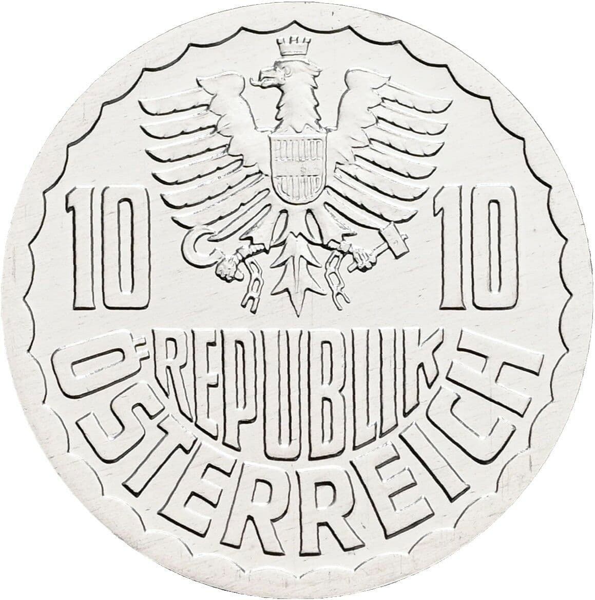 10 Groschen 1999 – Rückseite