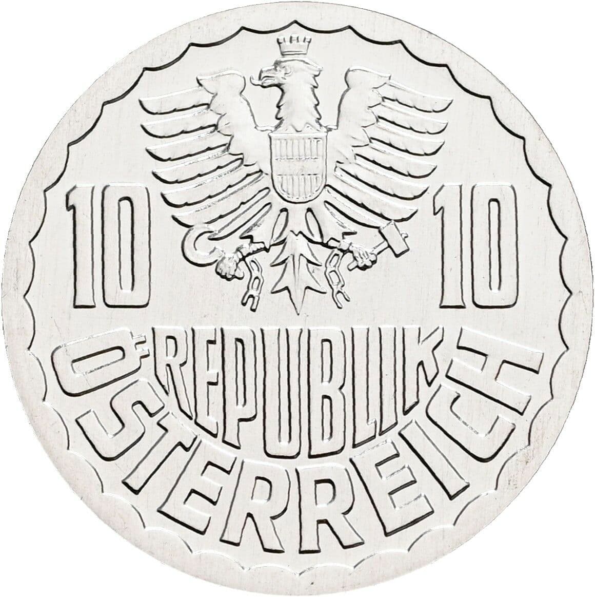 10 Groschen 1999 – Rückseite