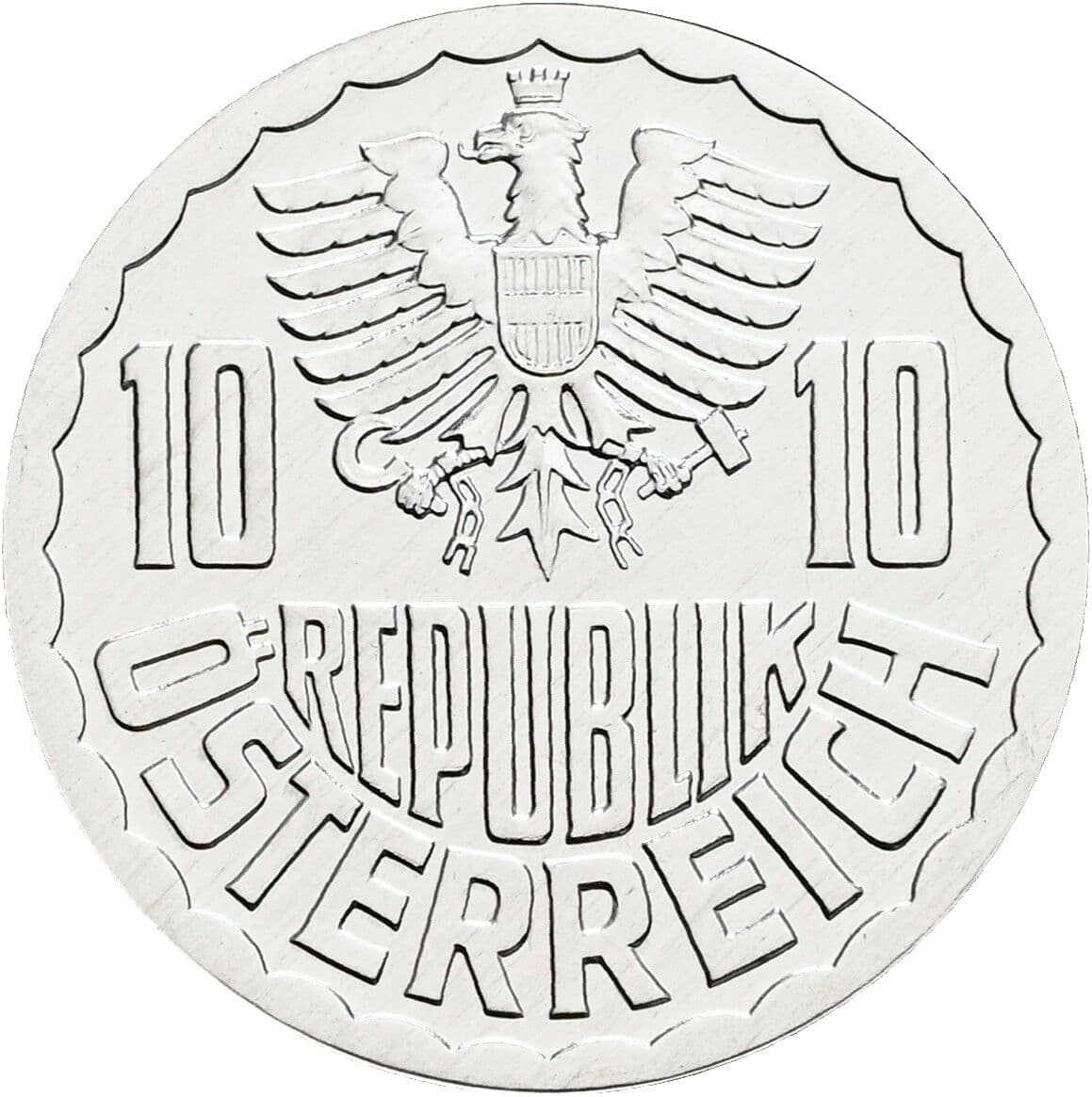 10 Groschen 1999 – Rückseite