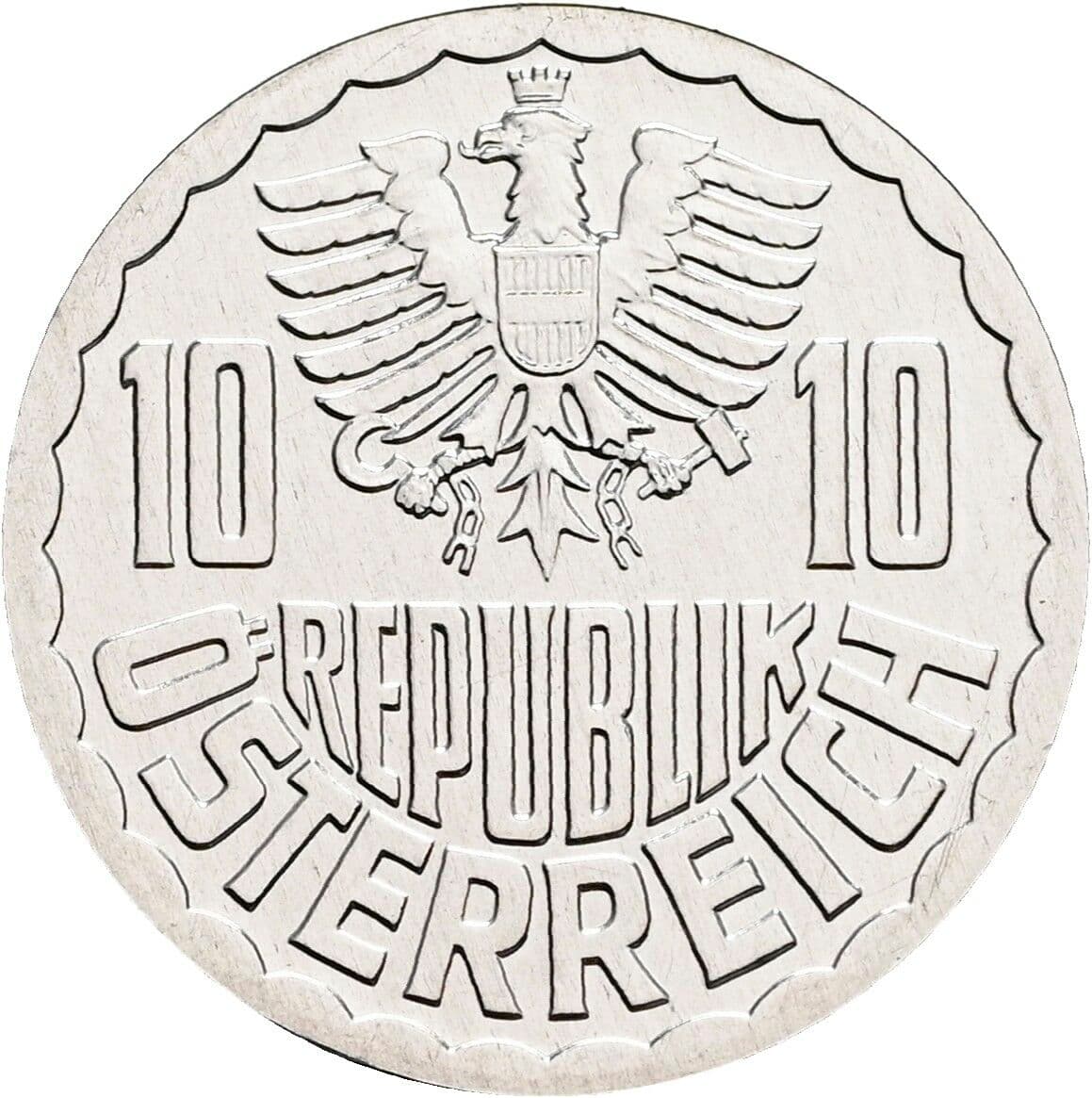 10 Groschen 1999 – Rückseite