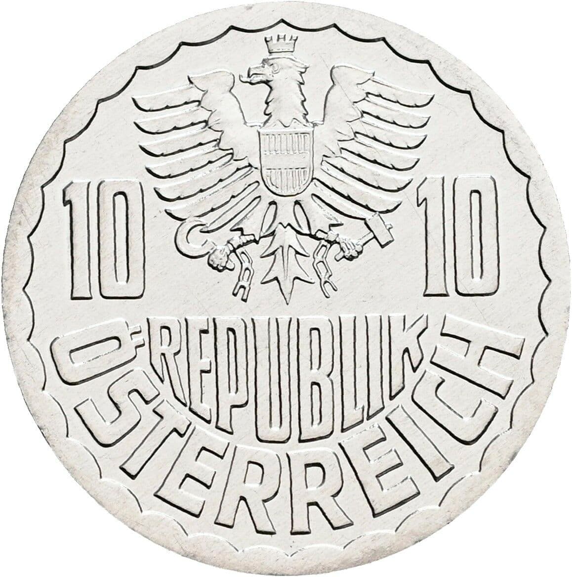 10 Groschen 1999 – Rückseite