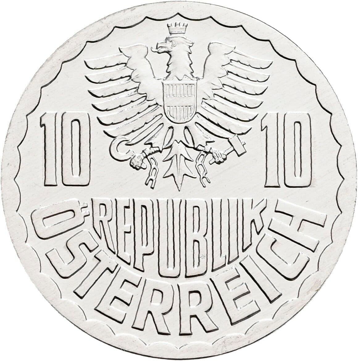 10 Groschen 1999 – Rückseite