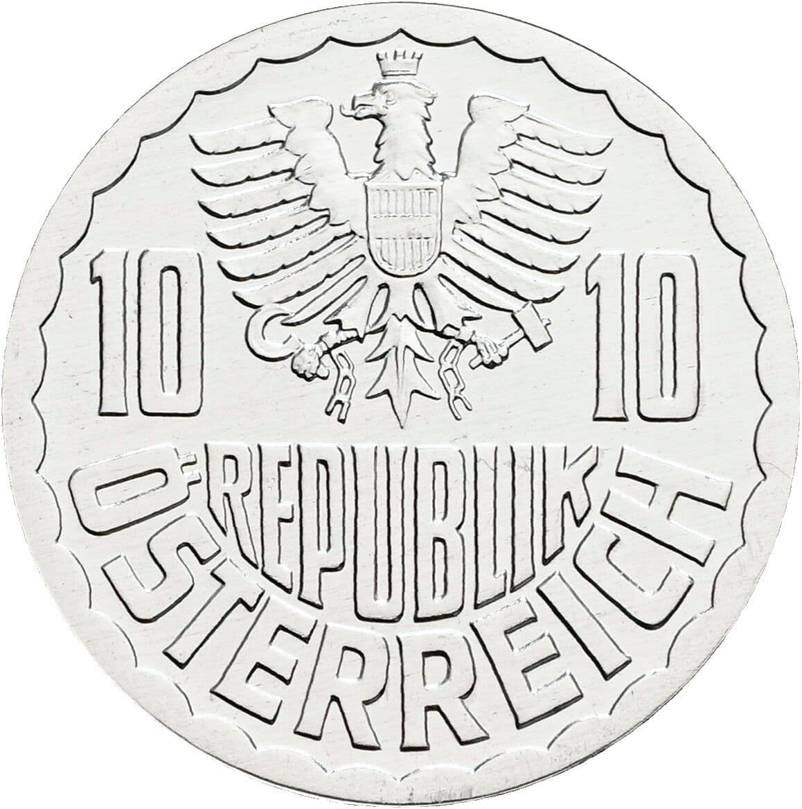 10 Groschen 1999 – Rückseite