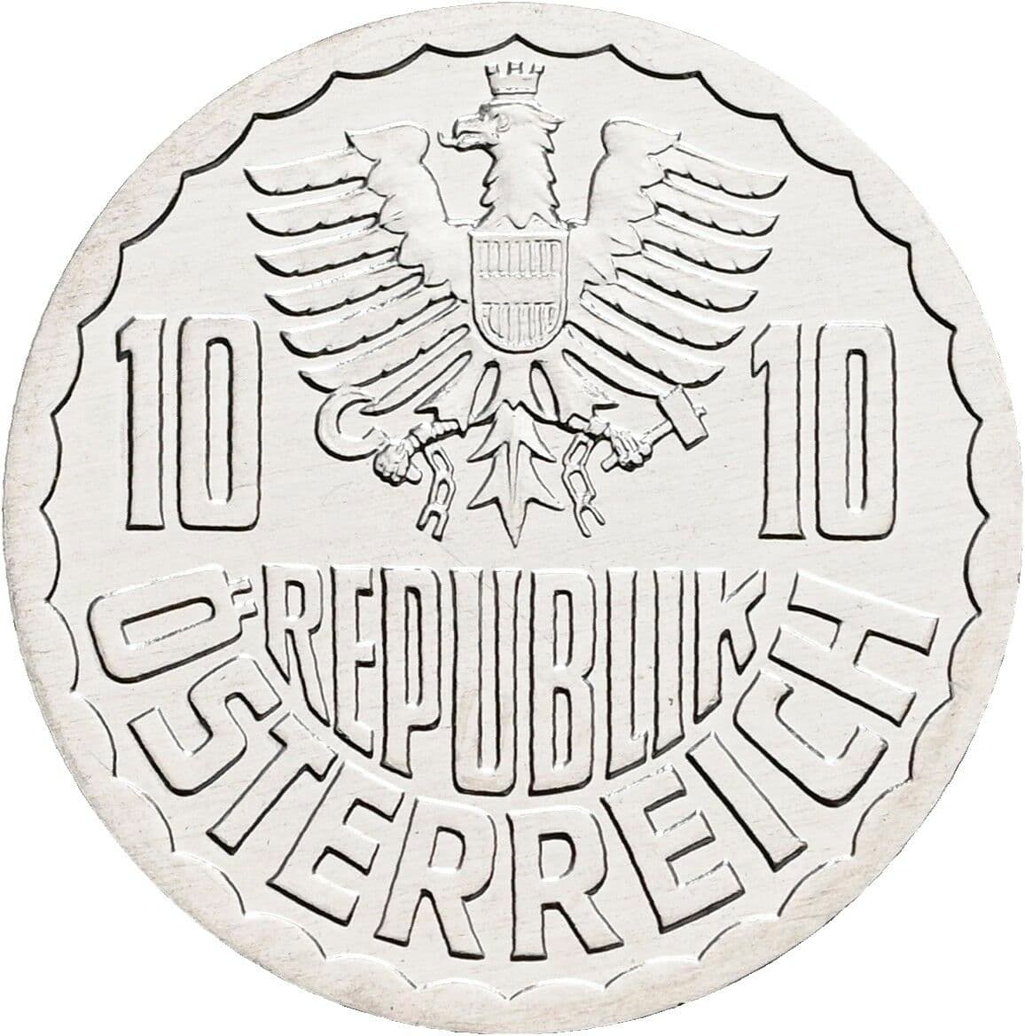 10 Groschen 1999 – Rückseite