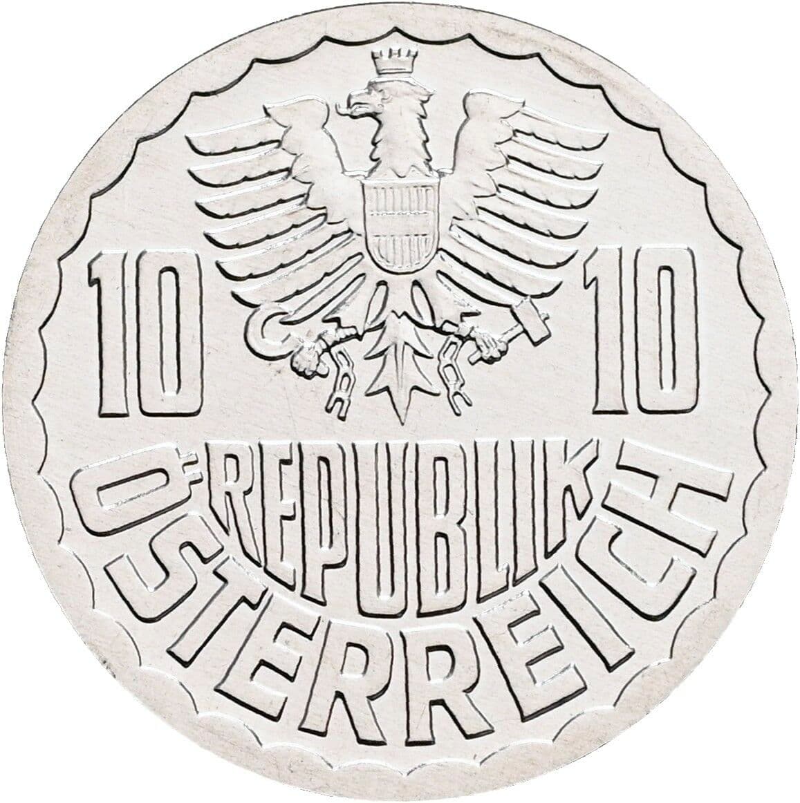 10 Groschen 1999 – Rückseite