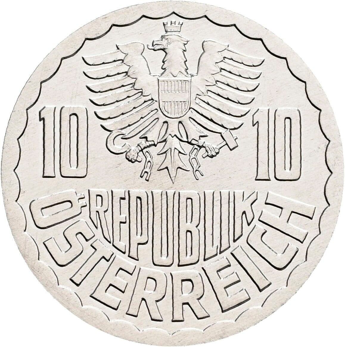 10 Groschen 1999 – Rückseite