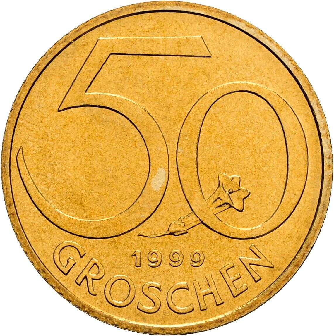 50 Groschen 1999 – Vorderseite