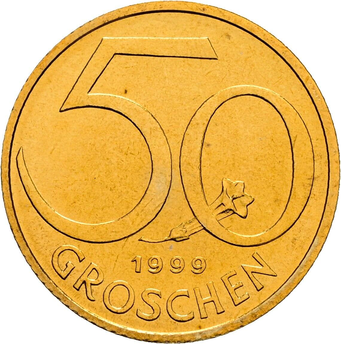 50 Groschen 1999 – Vorderseite