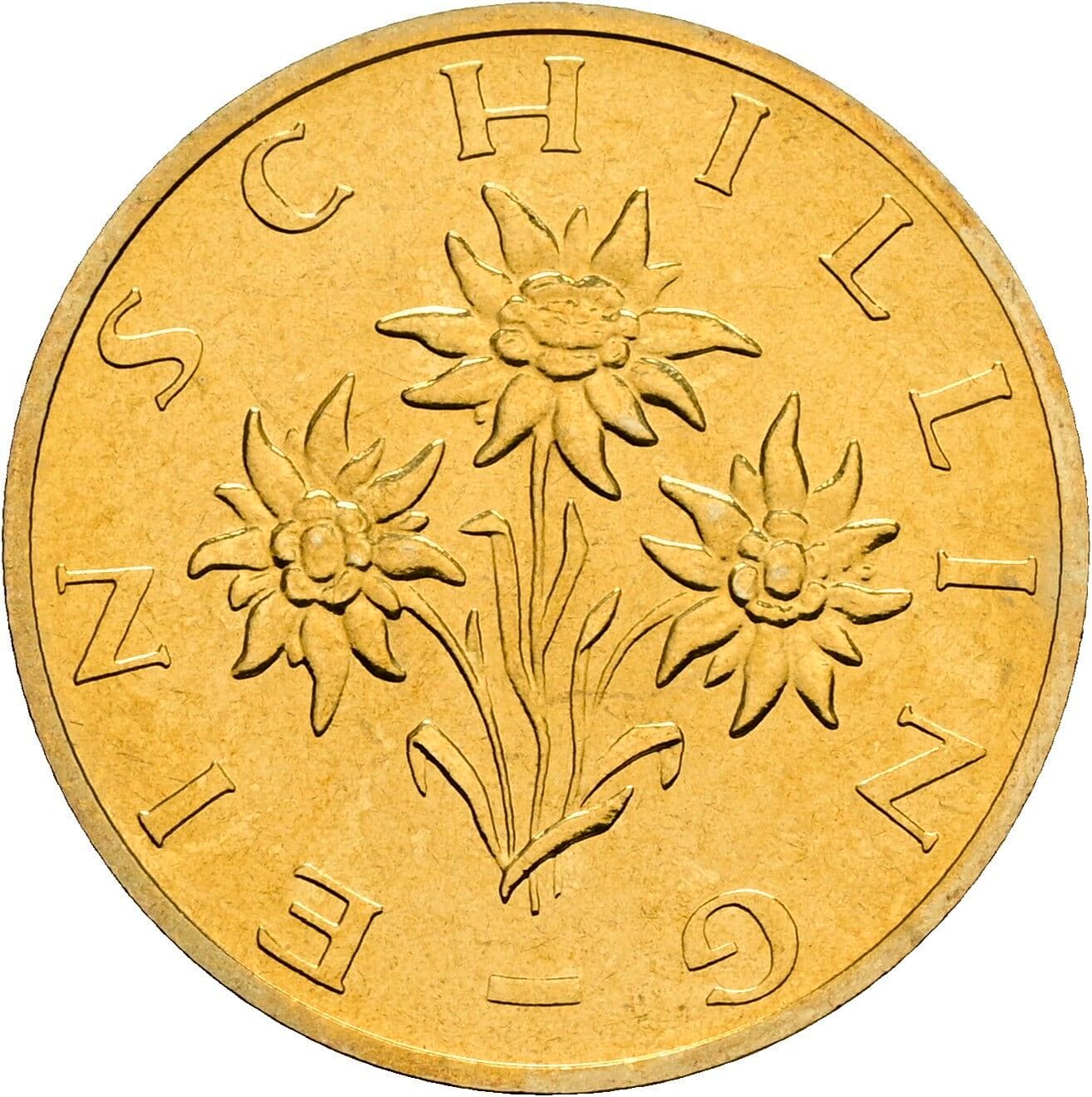 1 Schilling 1999 – Rückseite
