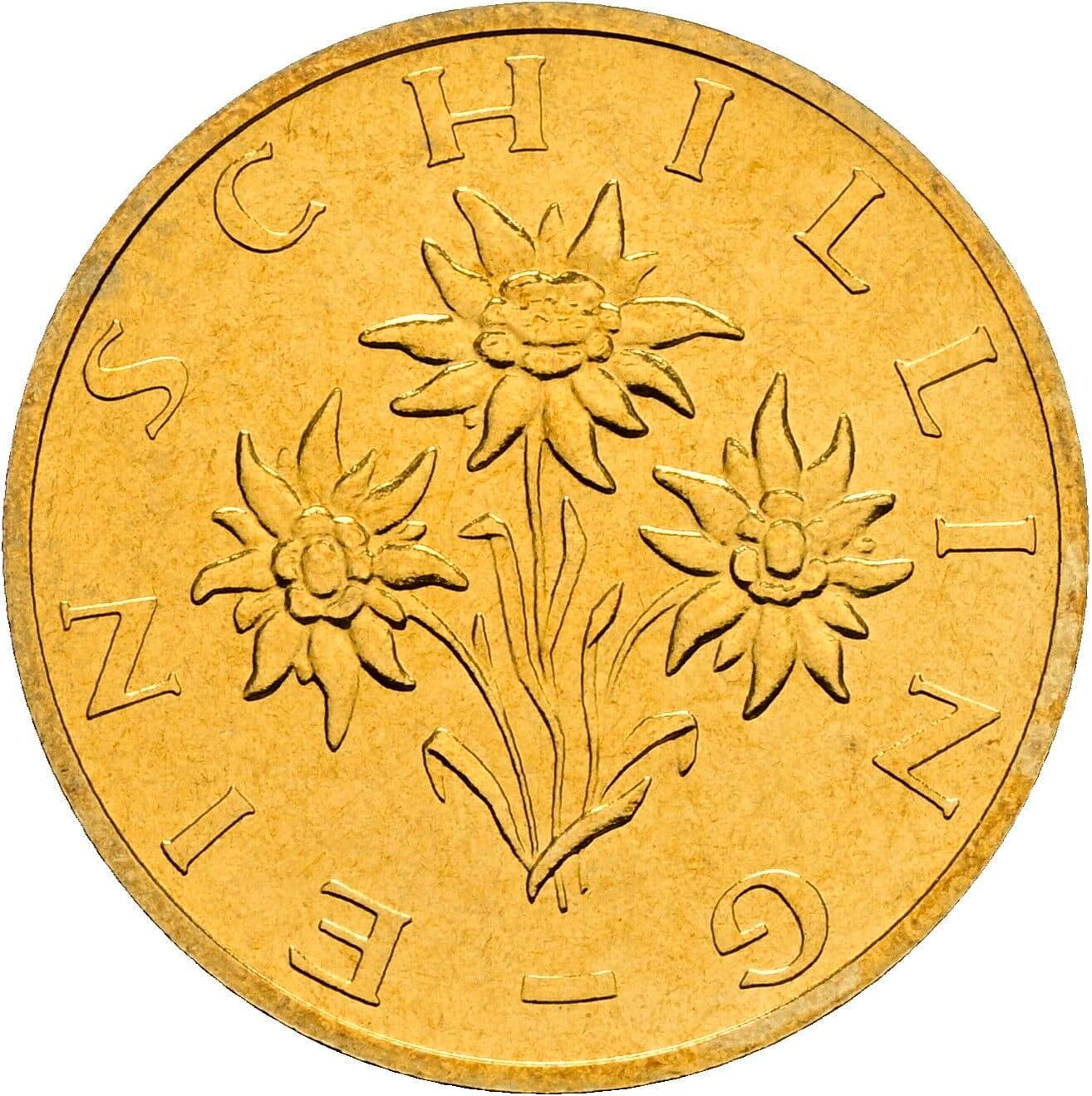 1 Schilling 1999 – Rückseite