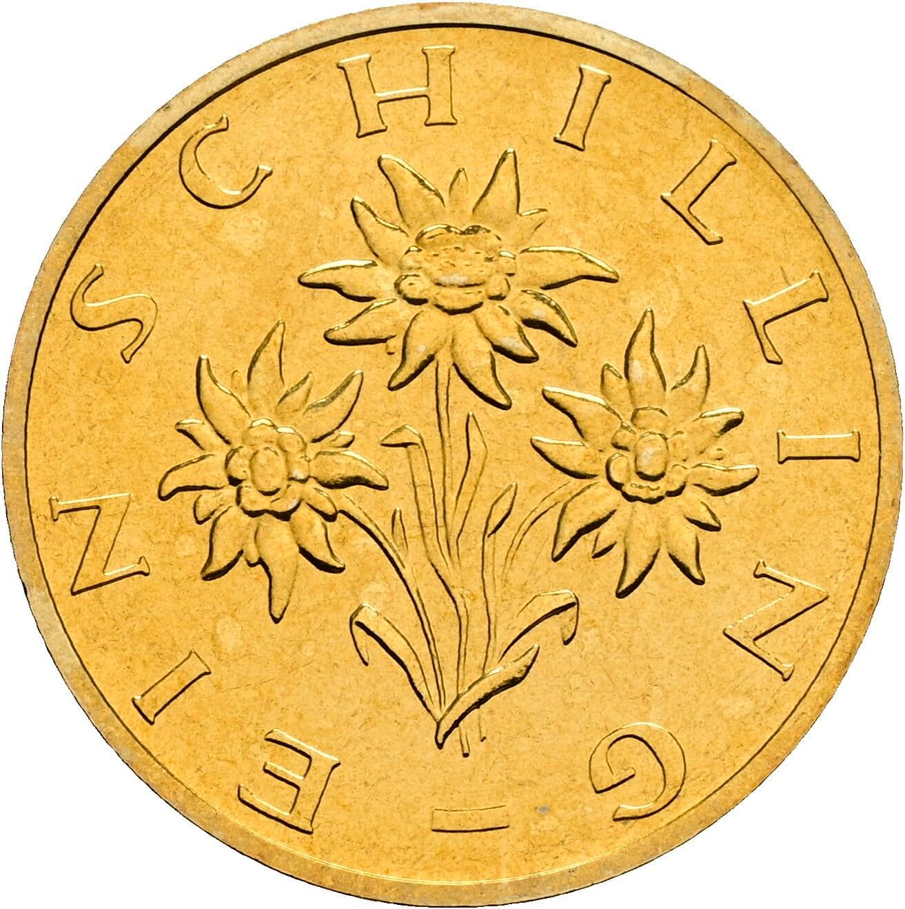 1 Schilling 1999 – Rückseite