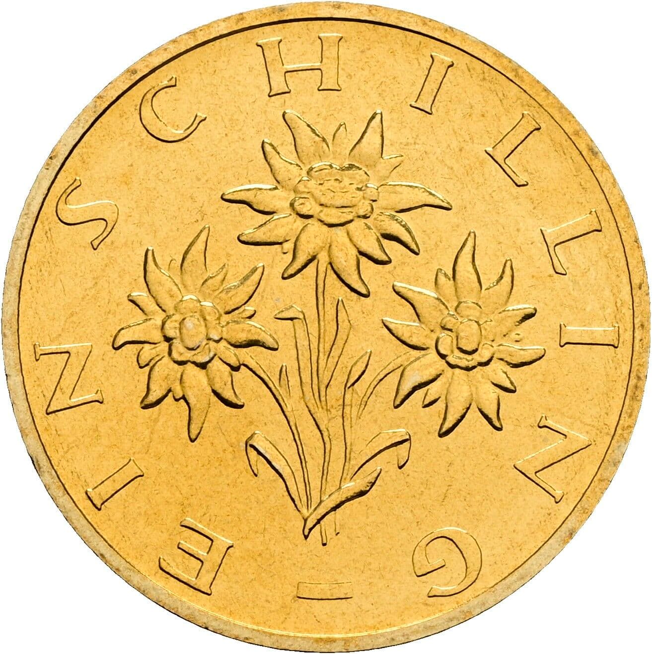 1 Schilling 1999 – Rückseite