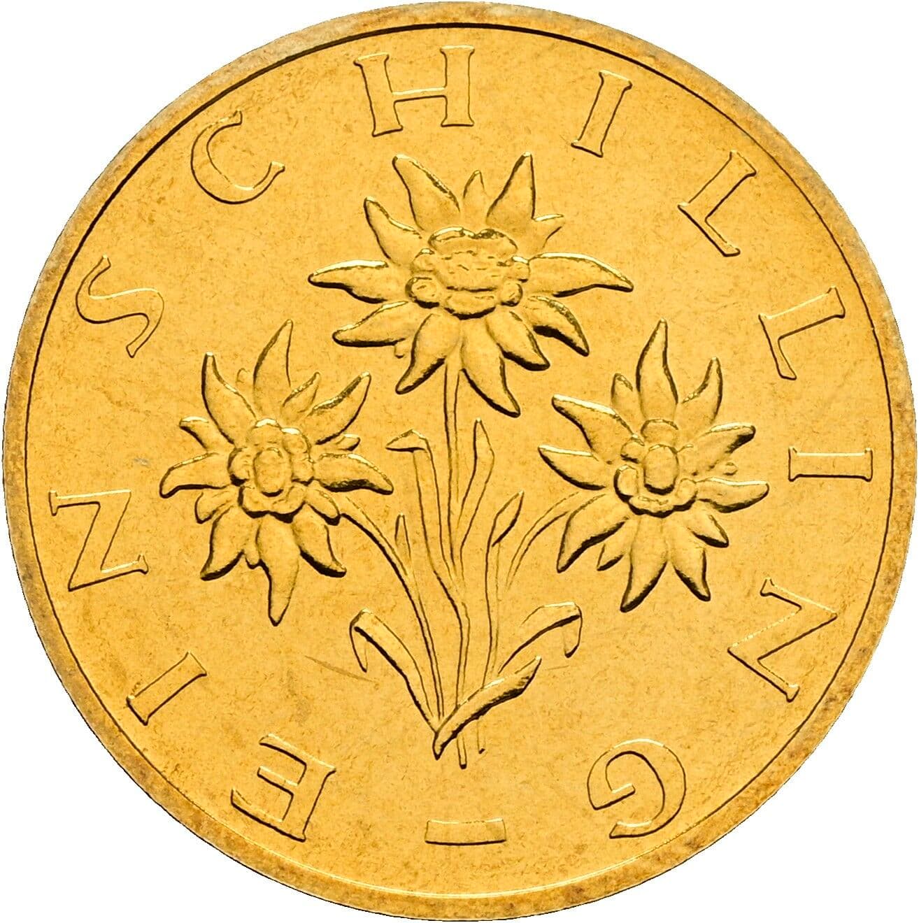 1 Schilling 1999 – Rückseite
